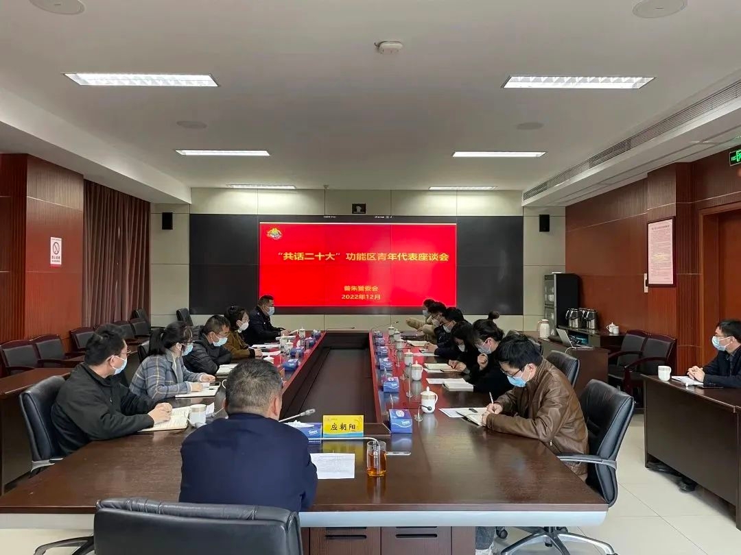 应朝阳主持召开“共话二十大”功能区青年代表座谈会.jpeg